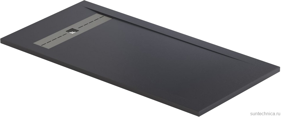 Поддон для душа Allen Brau Infinity 160х80 см, антрацит