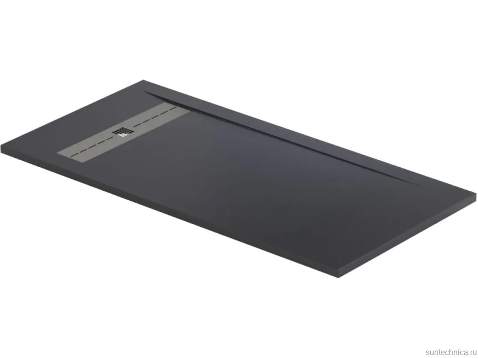Поддон для душа Allen Brau Infinity 160х80 см, антрацит