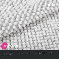 Коврик IDDIS Base BC01P58i12 50х80, серый