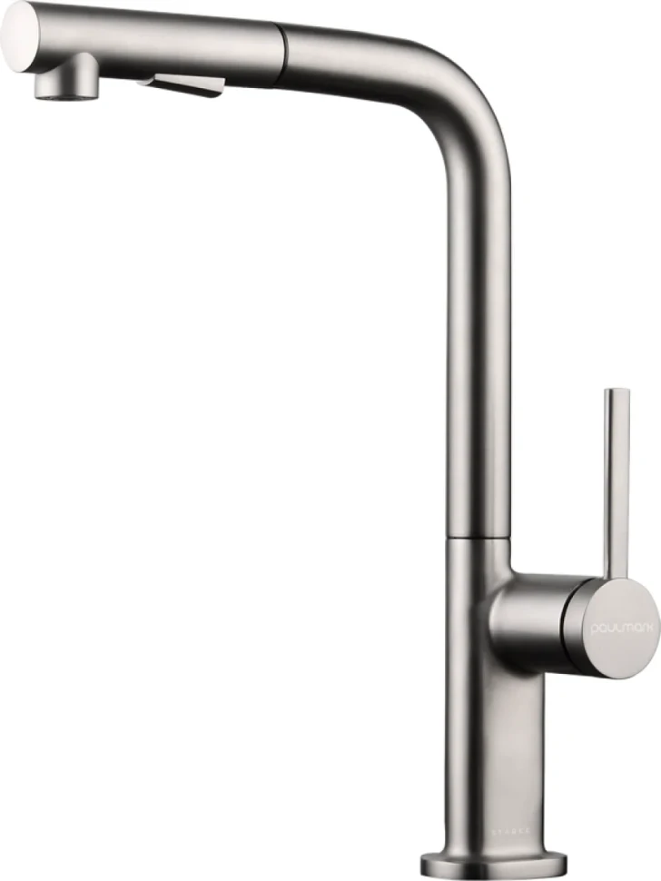 Смеситель для кухни Paulmark Neo Ne214419-BS брашированная сталь