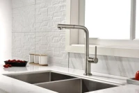 Смеситель для кухни Paulmark Neo Ne214419-BS брашированная сталь