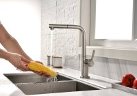 Смеситель для кухни Paulmark Neo Ne214419-BS брашированная сталь Смеситель для кухни Paulmark Neo Ne214419-BS брашированная сталь