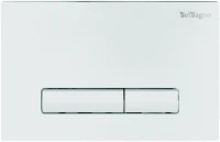 Комплект Унитаз подвесной BelBagno Due BB3103CHR/SC безободковый, с микролифтом, инсталляция BB002-80 с кнопкой BB018-GV-BIANCO