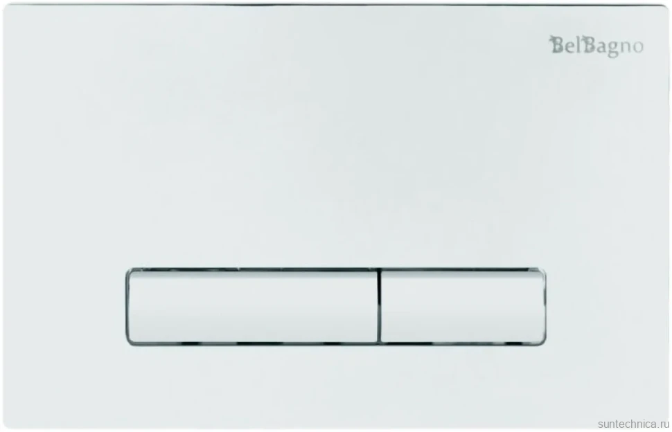 Комплект Унитаз подвесной BelBagno Due BB3103CHR/SC безободковый, с микролифтом, инсталляция BB002-80 с кнопкой BB018-GV-BIANCO