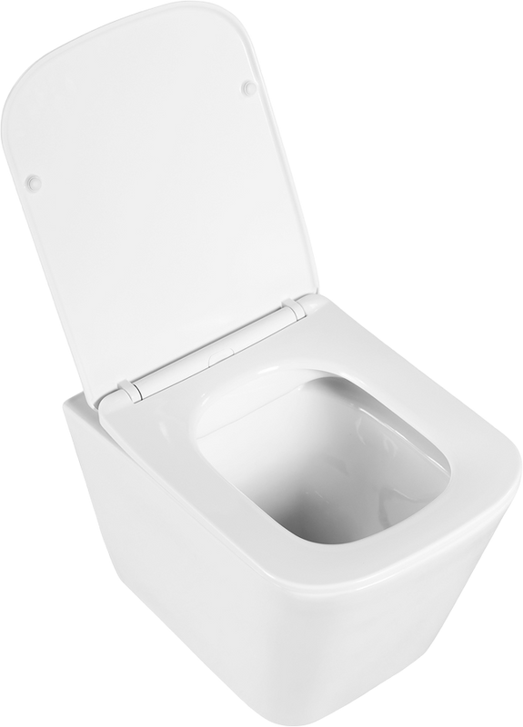 Комплект Унитаз подвесной BelBagno Due BB3103CHR/SC безободковый, с микролифтом, инсталляция BB002-80 с кнопкой BB018-GV-BIANCO