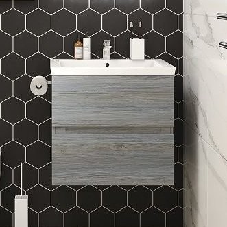 Тумба под раковину Art&Max Techno подвесная, 60, сосна