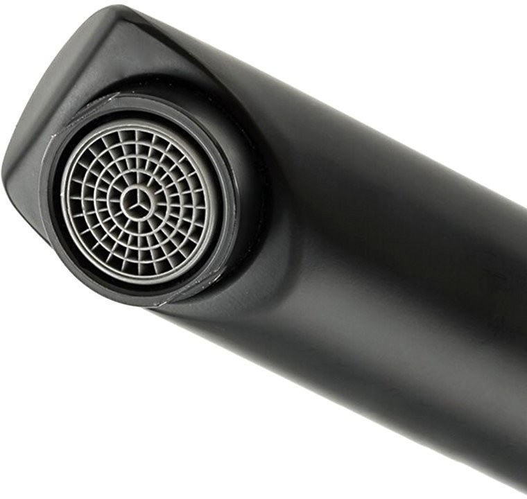 Смеситель с длинным изливом для ванны Fashun A52201-7 черный