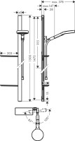 Душевой гарнитур Hansgrohe Rainfinity 27673000