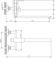 Универсальный смеситель Haiba HB806 HB22806 Универсальный смеситель Haiba HB806 HB22806