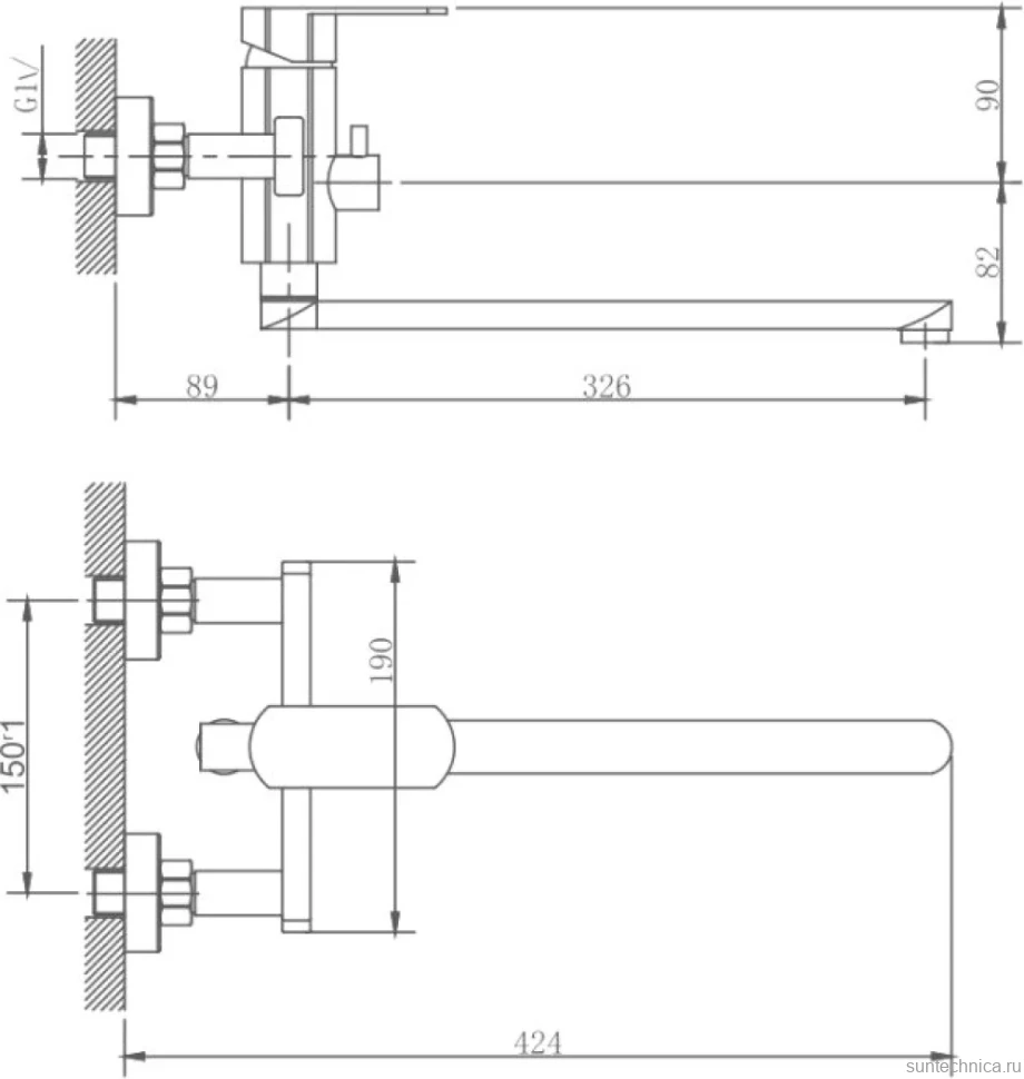 Универсальный смеситель Haiba HB806 HB22806