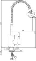Смеситель для кухни Haiba HB304 HB73304