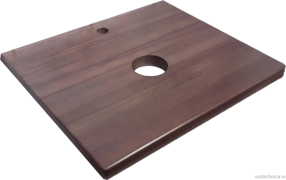 Тумба с раковиной Jorno Wood 60, серая, темная столешница