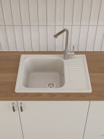 Мойка кухонная Domaci Болонья М-15-003 бежевая Мойка кухонная Domaci Болонья М-15-003 бежевая