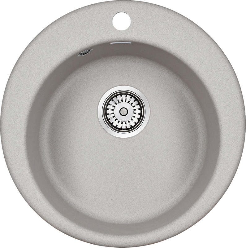 Комплект Мойка Paulmark Gelegen 50 PM404800-GR серый + Измельчитель Bone Crusher BC 910-AS