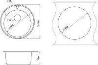 Комплект Мойка Paulmark Gelegen 50 PM404800-GR серый + Измельчитель Bone Crusher BC 910-AS Комплект Мойка Paulmark Gelegen 50 PM404800-GR серый + Измельчитель Bone Crusher BC 910-AS