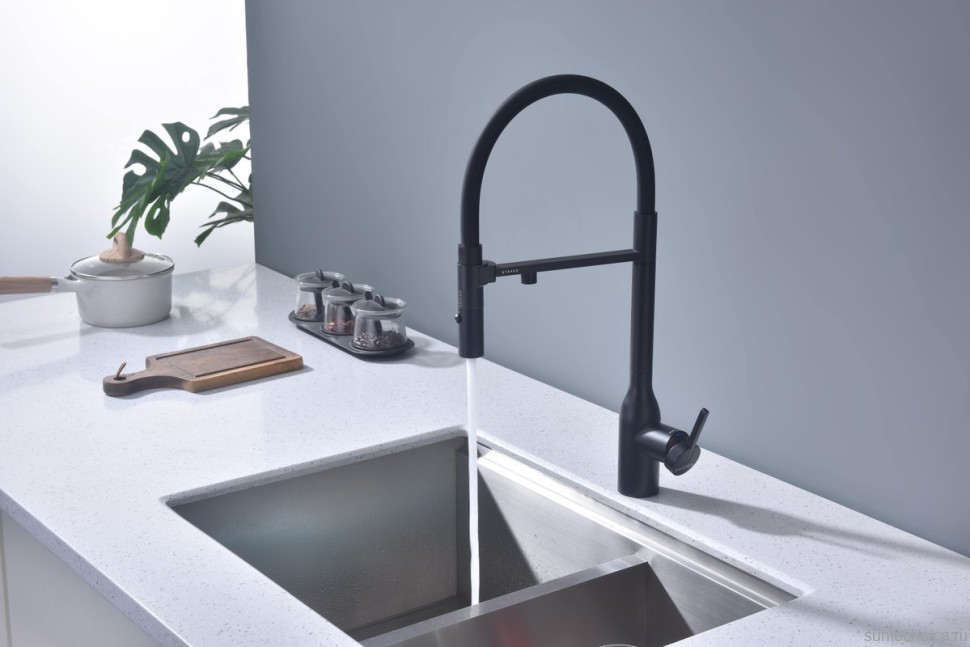 Смеситель для кухни Paulmark Magneto One Ma213188-AN антрацит