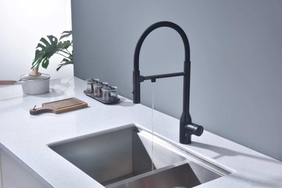 Смеситель для кухни Paulmark Magneto One Ma213188-AN антрацит