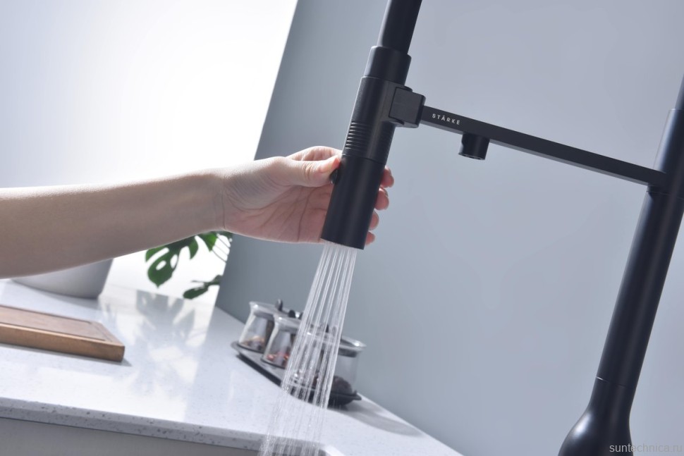 Смеситель для кухни Paulmark Magneto One Ma213188-AN антрацит