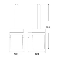 Ершик Rose RG1800T пепельный Ершик Rose RG1800T пепельный