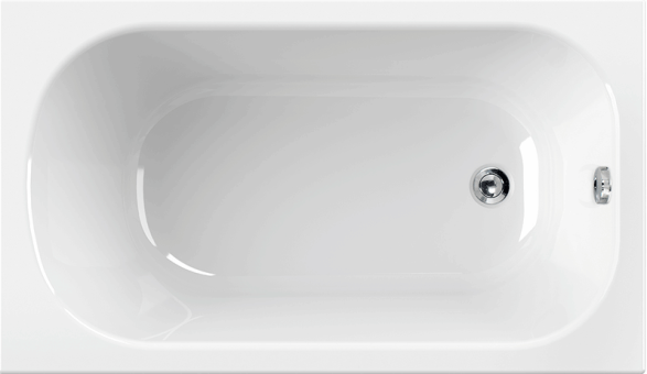Акриловая ванна Cezares Eco 140х70, белая