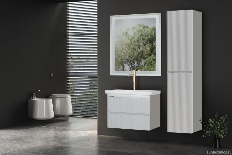 Шкаф пенал для ванной Bellezza Эмилия L