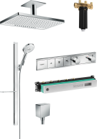 Душевой комплект Hansgrohe Rainmaker Select 460 (2 jet) 24004400 + 27648400 + 26455000 + 15381000