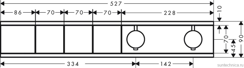 Душевой комплект Hansgrohe Rainmaker Select 460 (2 jet) 24004400 + 27648400 + 26455000 + 15381000
