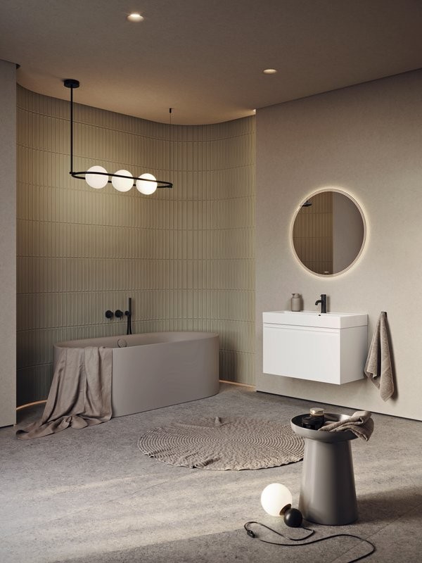 Тумба под раковину без столешницы Aqwella Pure 100 белая