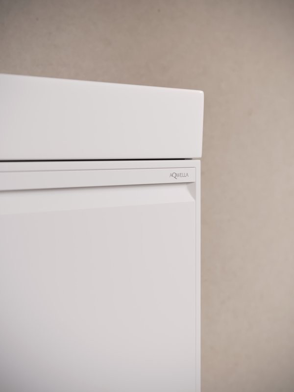 Тумба под раковину без столешницы Aqwella Pure 100 белая
