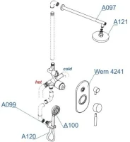 Душевой комплект Wasserkraft A16421