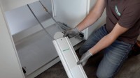 Комплект Смеситель Hansgrohe Talis M51 73851000 хром + Фартук черный