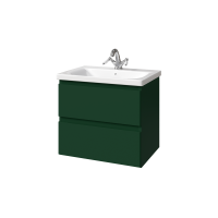 Тумба под раковину без столешницы Caprigo Forte 65 подвесная, бутылочное стекло