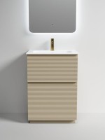 Мебель для ванной комнаты Sancos Folk Floor 60 напольная, капучино, раковина CN7011