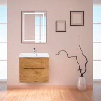 Зеркало BelBagno Kraft SPC-KRAFT-685-885-TCH-WARM-NERO черное, с подогревом