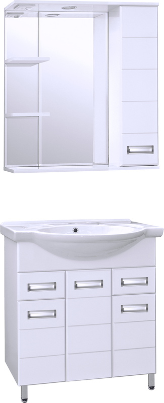 Мебель для ванной комнаты Style Line Ирис 75 белая