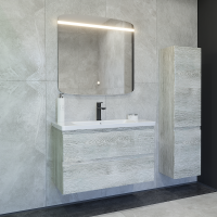 Мебель для ванной комнаты Caprigo Forte 90 подвесная, белый клен