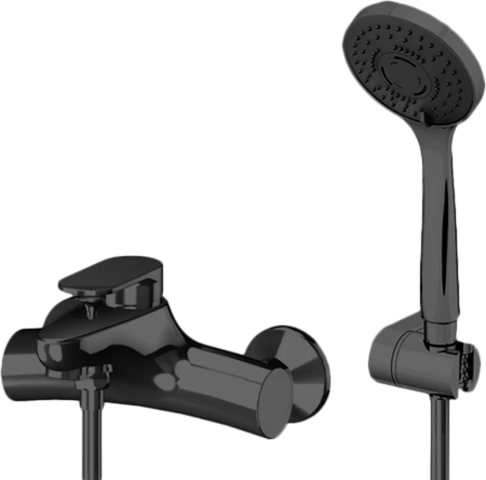 Смеситель для ванны с душем Gattoni H2OMIX 7000 7000070NO nero opaco