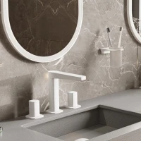 Смеситель для раковины Wasserkraft Saale 9535 белый soft-touch Смеситель для раковины Wasserkraft Saale 9535 белый soft-touch
