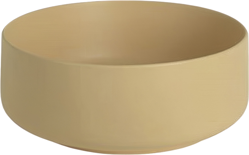 Накладная раковина ArtCeram Cognac 42 giallo zinco