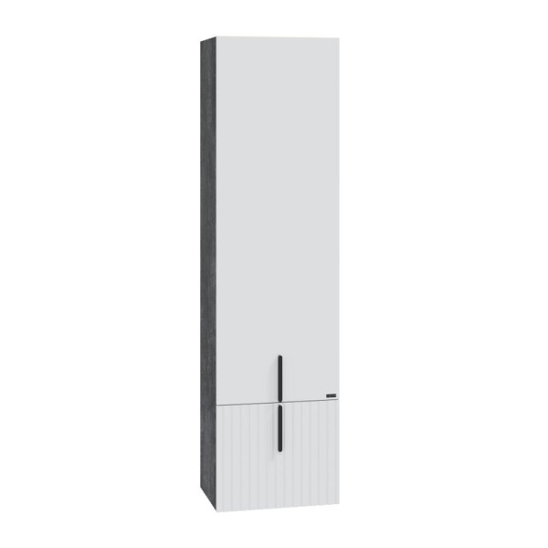 Шкаф пенал для ванной СаНта Юпитер 40 подвесной, темный