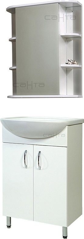 Тумба с раковиной СаНта Сити 60