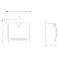 Держатель для туалетной бумаги Fashun A26 A2603 хром Держатель для туалетной бумаги Fashun A26 A2603 хром