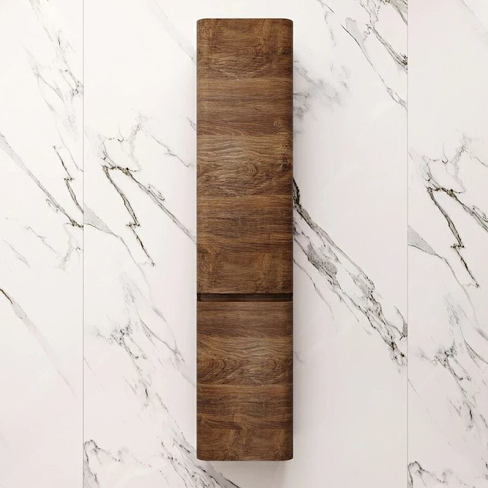 Шкаф-пенал для ванной AM.PM Sensation 40 R орех