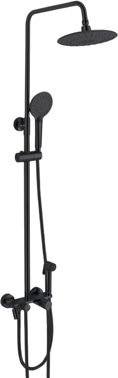 Душевая стойка Haiba HB24814-7 черная матовая