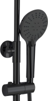 Душевая стойка Haiba HB24814-7 черная матовая