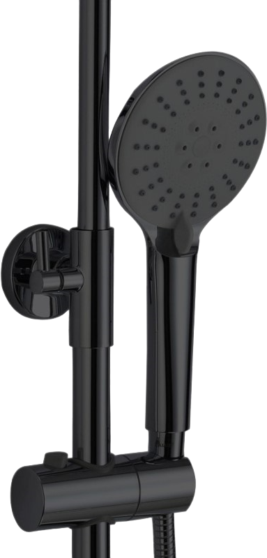 Душевая стойка Haiba HB24814-7 черная матовая