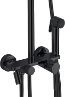 Душевая стойка Haiba HB24814-7 черная матовая