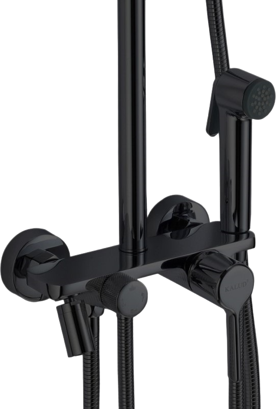 Душевая стойка Haiba HB24814-7 черная матовая