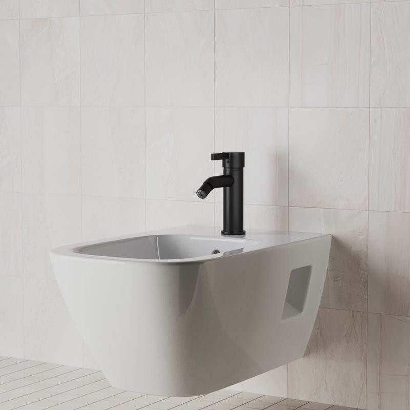Смеситель для биде Paini Brera 74PZ304 черный брашированный