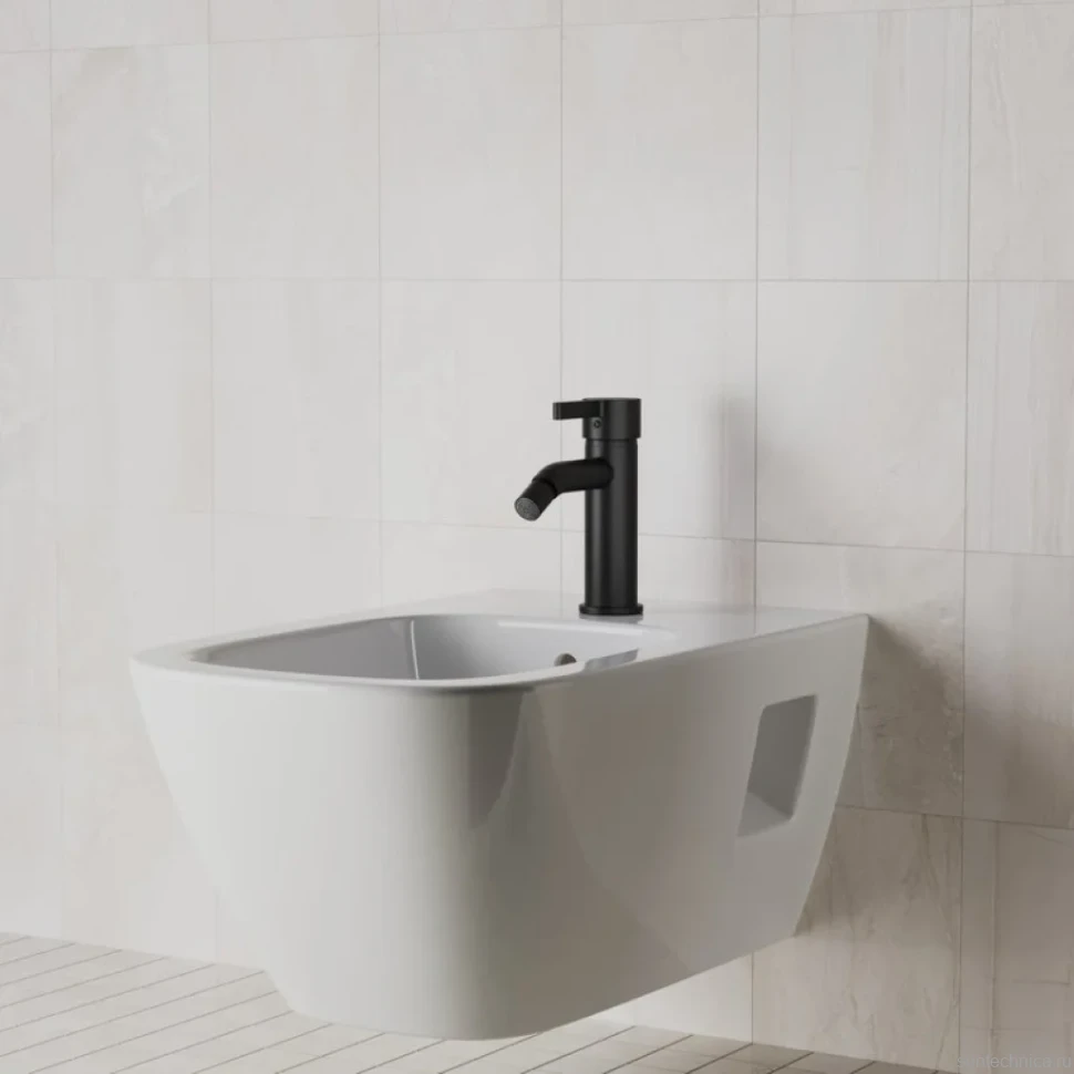 Смеситель для биде Paini Brera 74PZ304 черный брашированный